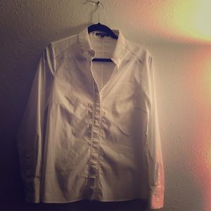 UNDER $5 Hugo Boss white button down shirt